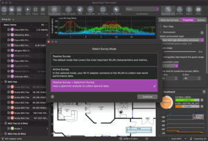 TamoGraph spectrum analysis and performance testing interface